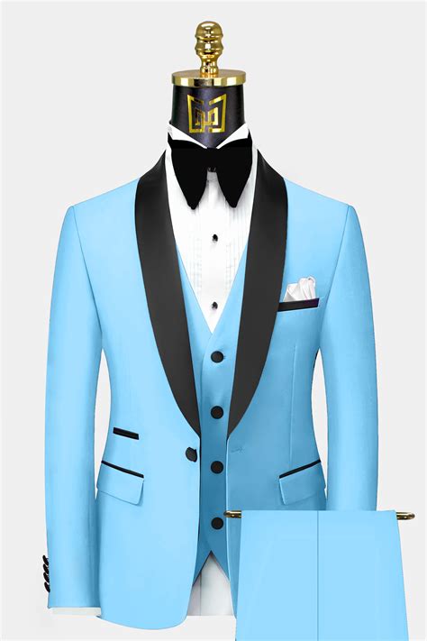 baby blue tuxedo for prom.